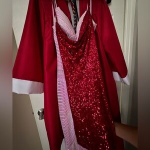 Red homecoming dress